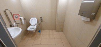 Toaleta dosotowana do potrzeb osób z niepełnosprawnościami